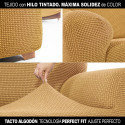 Cover for chaise longue with short left arm Sofaskins NIAGARA 210 - 340 cm - Yellow