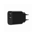 Gembird CHARGER USB UNIVERSAL BLACK/2P TA-UC-2A12-01-BK