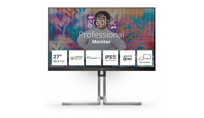 AOC Q27U3CV 27" IPS 2560x1440/16:9/420cd/m2/4ms DP HDMI USB |