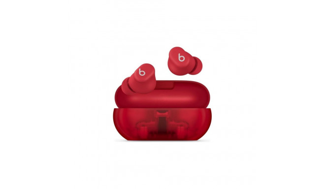 Beats Solo Buds, Transparent Red