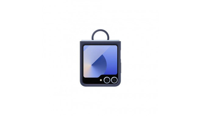 Samsung - EF-PF741TNE Samsung Silicone Cover with Ring for Galaxy Z Flip 6 Navy