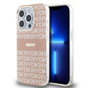 DKNY - DKNY PC/TPU Repeat Pattern Tonal Stripe Magsafe Case for iPhone 13 Pro Max Pink