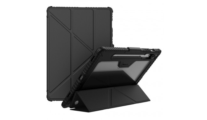 Nillkin - Nillkin Bumper PRO Protective Stand Case Multi-angle for Samsung Galaxy Tab S9+ Black