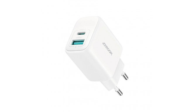 Joyroom 20W Dual-Port (USB A+ USB C) Charger (EU) White