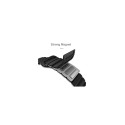Riff 22mm Universal Loop magnetic silicone strap Brown/Black