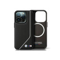 BMW Perforated Twisted Line MagSafe - Etui iPhone 15 (czarny)