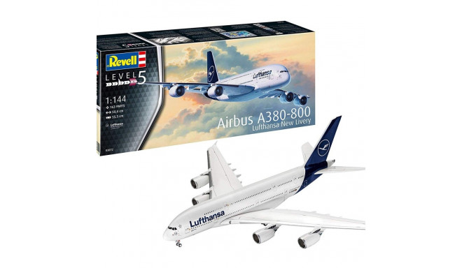 Revell mudellennuk Airbus A380-800 Lufthansa New Livery