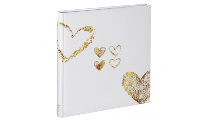 Fotoalbum 200 pilti Hama Lazise, kuldne süda, 10x15, 29 x 32 x 3.2 cm