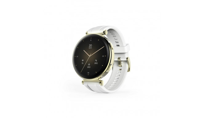 Nutikell Hama “7000” Smart Watch, GPS, AMOLED 1.32", Phone Function, Waterproof, Round Gold