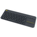 Logitech keyboard K400 Plus Wireless Touch PAN/NORDIC, black (920-007141)