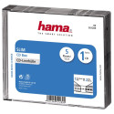 CD-karp õhuke ühele must Hama, pakk (5 CD-karpi pakis)