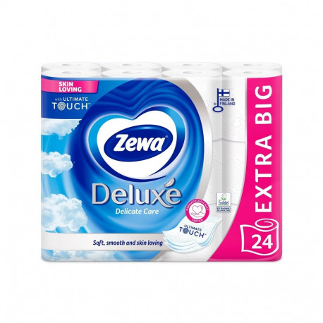 PAPER WC ZEWA DELUXE WHITE 3PLY 24PCS