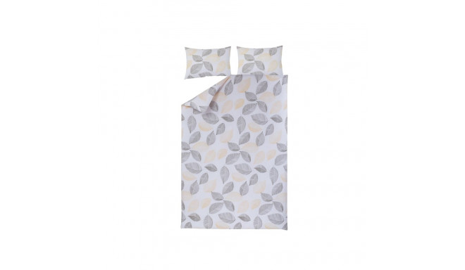 BED COV SET Cassia Leaves COTTON 200x220