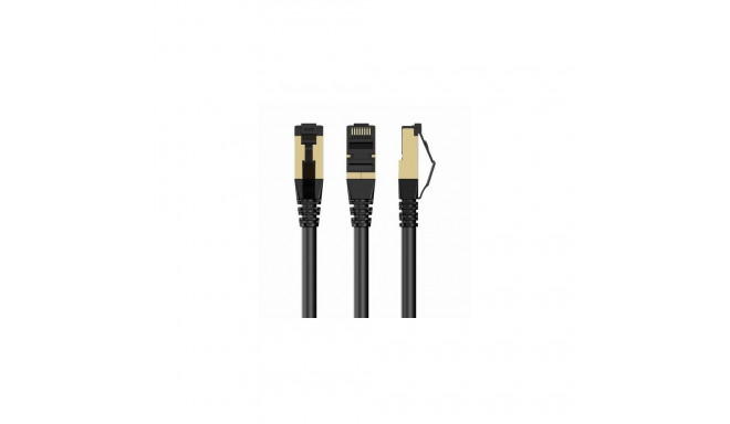 Gembird PP8-LSZHCU-BK-1M networking cable Black Cat8 S/FTP (S-STP)