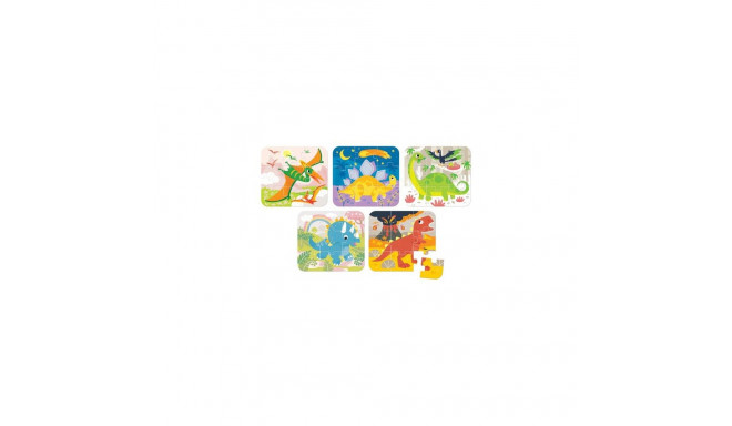 CZUCZU 5902983491163 puzzle Contour puzzle 9 pc(s) Dinosaurs