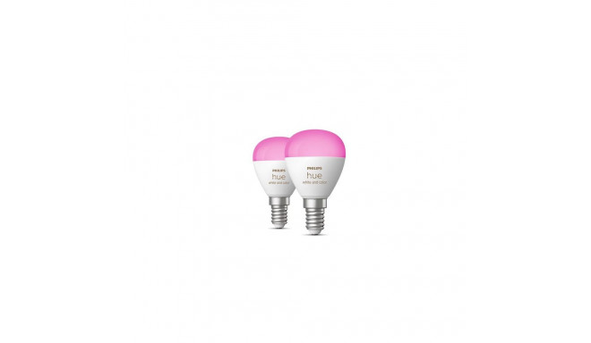Philips Hue White and colour ambience Lustre – E14 smart bulb – (2-pack)