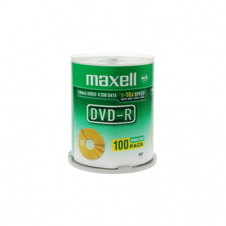 MAXELL DVD-R 4,7GB 16X CAKE*100 275611.30.TW