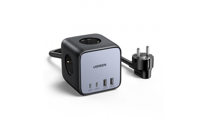 UGREEN DigiNest Cube Power Strip (3 AC outlets + 65W 2A2C)