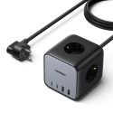 UGREEN DigiNest Cube Toitejaotur (3 AC pistikupesa + 65W 2A2C)