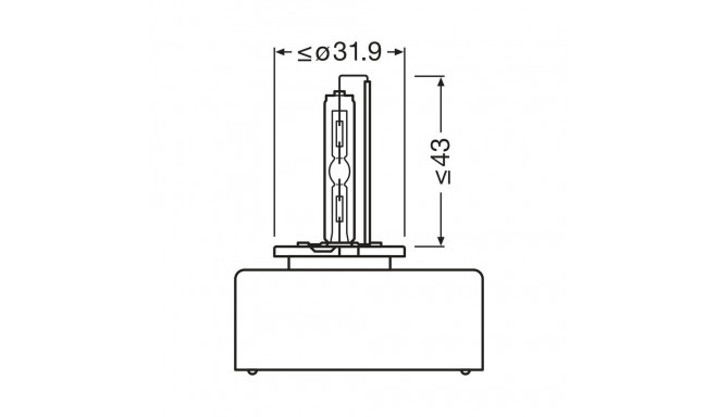 D5S Xenarc 25W PK32D-7 1tk