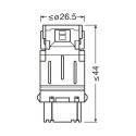 12V LED P27/7W 6000K 1,7W W2.5X16Q 2tk
