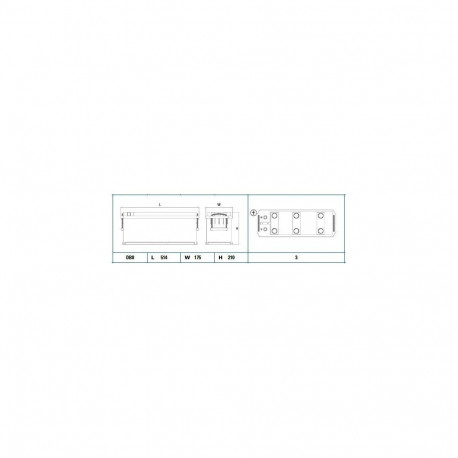 Exide StartPRO 135Ah1000A 514x175x210+-