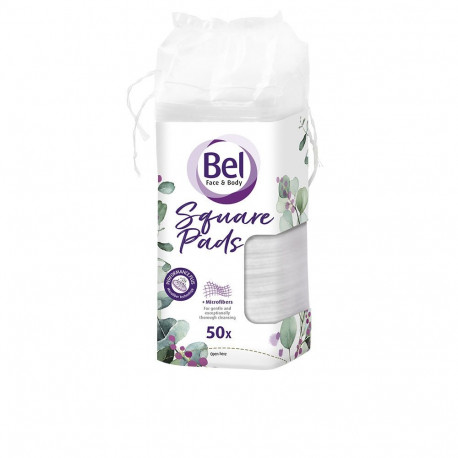 BEL PREMIUM discos cuadrados 50 pz