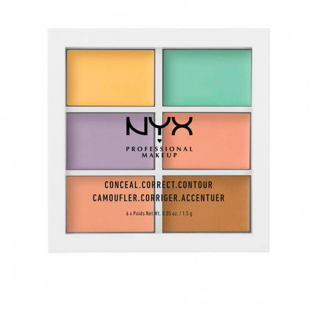 NYX PROFESSIONAL MAKE UP CONCEAL CORRECT CONTOUR palette 6 x 1,5 gr