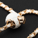 Chain / Rope with holder GLAMOUR fit all models 80mm max width WHITE