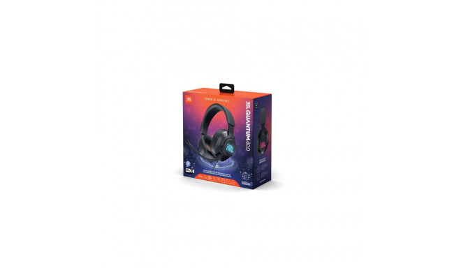 JBL Quantum 400 Headphone Wired Gaming Headset with Microphone, (USB), Black EU