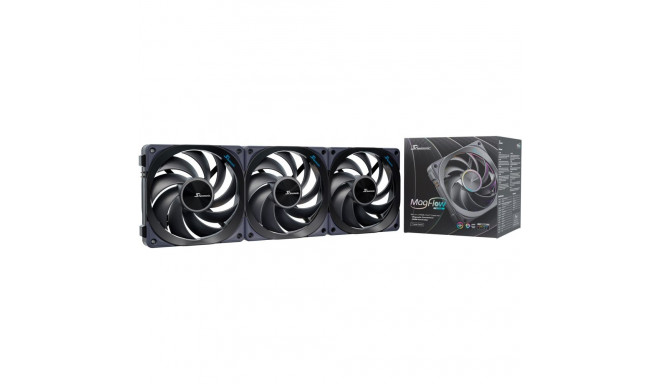 "120mm Seasonic MagFlow 1225PWM ARGB 3-Fan Kit"