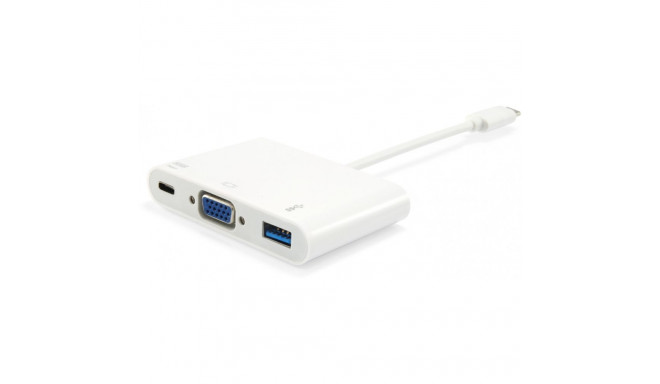 "Equip Dock USB-C->VGA.USB3.0.60WPD 15cm ws"