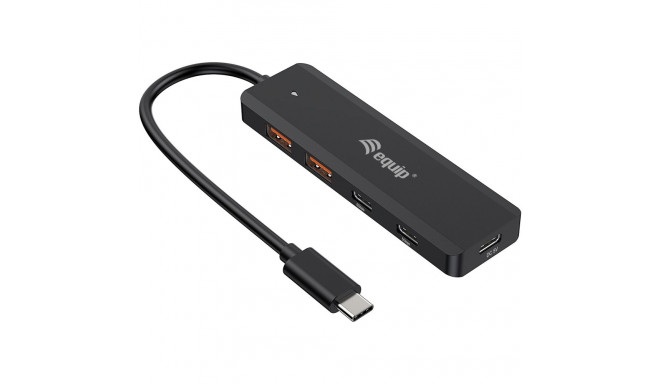 "Equip USB-Hub 4-Port 3.2/C->2xUSB-C 2xUSB-A 10Gbps o.Netz.sw"