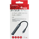 "Equip USB-Hub 4-Port 3.0/C->1x3.0 3x2.0 5Gbps o.Netzteil gr"