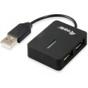 "Equip USB-Hub 4-Port 2.0 ->4x2.0 480Mbps o.Netzteil sw"