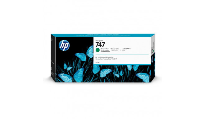 "HP 747 300-ml Chromatic Green Ink Cartridge"
