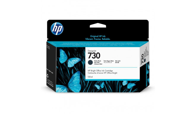 "HP 730 130 ml Tinte Matt Schwarz"