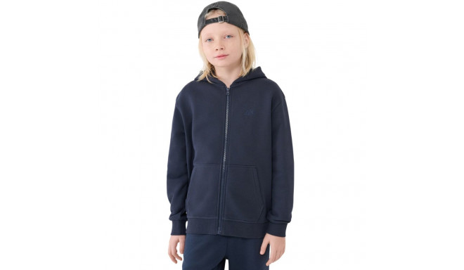 Bluza dla chłopca 4F M1859 granatowa 4FJWMM00TSWSM1859 31S  128cm