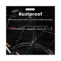 Rockbros 33210004001 bicycle rack with shelf - black