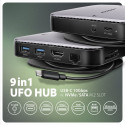 HMC-UFO USB jaotur 9in1 10Gbps HDMI M.2 NVMe LA