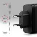 ACU-DPQ100 GaN 3xport seinalaadija 100W must