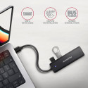 HUE-C1A HUB 4-pordiline USB 3.2 Gen 1 19 cm kaabel