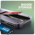 HMC-12GM2 USB jaotur 12in1 10Gbps HDMI DP LAN M.2