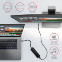 AXAGON HMC-6H4A USB-hub 4x USB-A + HDMI USB-C 3.2 Gen 1 PD 100W - 20 cm USB-C-kaabel