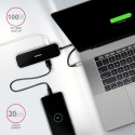 AXAGON HMC-6H4A USB-Hub 4x USB-A + HDMI USB-C 3.2 Gen 1 PD 100W - 20 cm USB-C-Kabel