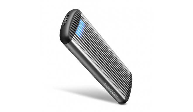 AXAGON EEM2-SA USB micro-B 3.2 Gen 1 - M.2 SATA SSD 30-80mm kruvivaba sooneline karp