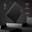 AXAGON EE25-SLC väline 2,5" kest USB 3.0 / SATA III - USB-C must