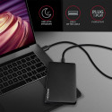AXAGON EE25-SLC external 2 5"-Gehause USB 3.0 / SATA III - USB-C schwarz