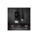Axagon aktiivne USB-C – DisplayPort kaabel – adapter RVC-DPC DisplayPort monitori/teleri/projektori 