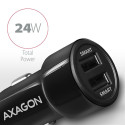 AXAGON PWC-5V5 car charger Smart 5V 2 4A + 2 4A 24W black
